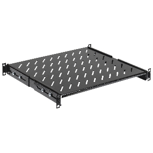 Полка стационарная ITK FS05-400PI-R 1U нагр.:100кг. 19' 400мм черный (упак.:1шт)