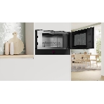 Встраиваемая микроволновая печь Bosch BER7321B1 900Вт, 5 режимов, кварцевый гриль,инвертер, 21 л, черный, петли справа, фото12