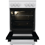Плита электрическая Gorenje GEC5A12WG-B белый, конфорок 4 электрических, духовка 68 л, 50 см x 85 см x 59.4 см (без крышки), фото7