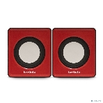 Акустическая система 2.0 ExeGate EX289920RUS Disco 140 Red (питание USB, 2х3Вт (6Вт RMS), 100-20000Гц, красный), фото7