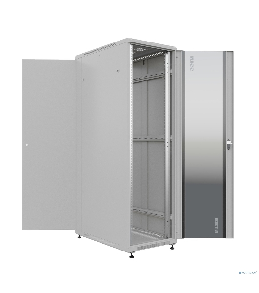 Шкаф серверный NTSS Премиум (NTSS-R22U60100GS) напольный 22U 600x1000мм пер.дв.стекл металл 900кг серый IP20 сталь