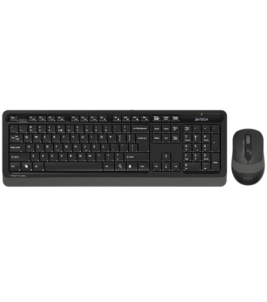 Комплект клавиатура+мышь A4Tech FStyler FG1010 беспроводной, USB, 2000 DPI, чёрный