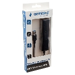 USB-концентратор Gembird UHB-C354, USB 3.0, USB 4 порта, USB с доп питанием, фото11