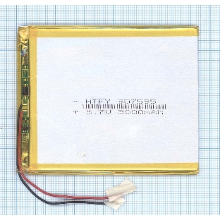 Аккумулятор Li-Pol (батарея) 3x75x95мм 2pin 3.7V/3000mAh