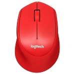 Мышь беспроводная Logitech M280 красный, 1000 dpi, радиоканал, USB, кнопки - 3, фото7