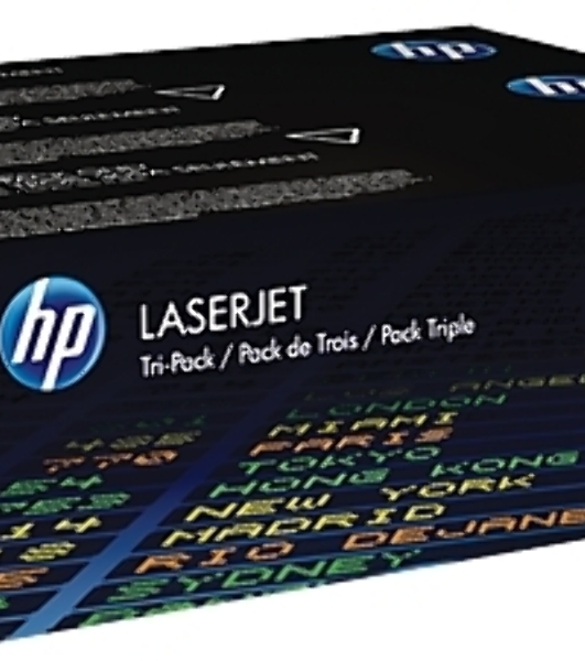 Картридж лазерный набор HP CF370AM № 305A голубой/пурпурный/желтый CLJ M451 (CE411A+CE412A+CE413A)