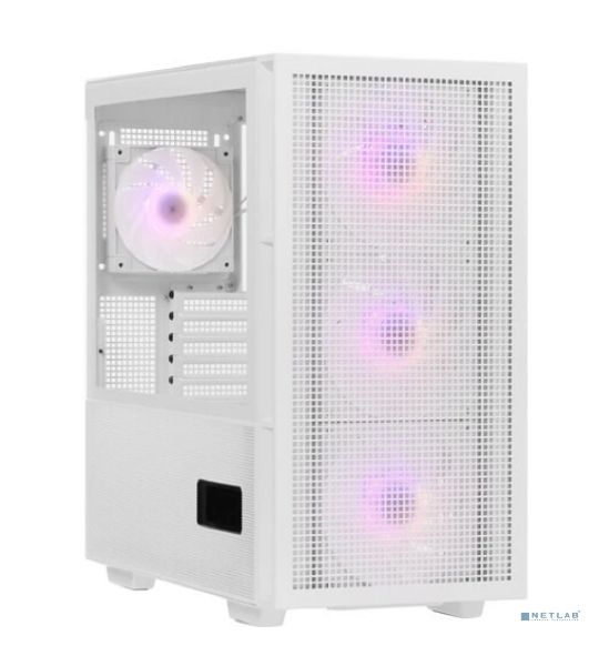 Компьютерный корпус Deepcool CH560 WH без БП, боковое окно (закаленное стекло)