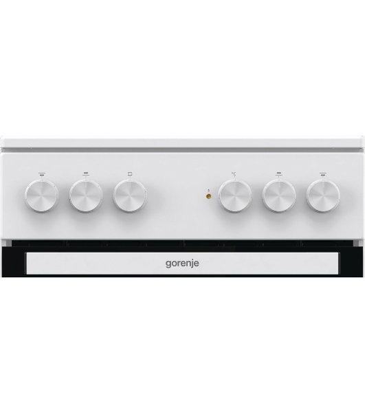 Плита электрическая Gorenje GEC5A12WG-B белый, конфорок 4 электрических, духовка 68 л, 50 см x 85 см x 59.4 см (без крышки)