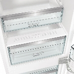 Встраиваемый холодильник Gorenje NRKI519E82WF, 193 см, электронное управление, цифровой дисплей, Wi-Fi, NoFrost Dual, Multiflow 360, контейнер CrispZone с контролем влажности, функция ConvertActive, AdaptTech, MultiAdjust, жесткое крепление, инверторный компрессор, уровень шума 35 дБ, фото15
