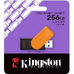 Флешка USB Kingston DataTraveler Exodia S (DTXS/256Gb), 256Gb, USB 3.2 Gen 1, R/W 70/25, оранжевый/черный, фото 1