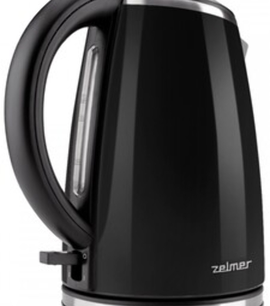 Чайник электрический Zelmer ZCK1274B 1.7 л, 2200 Вт, черный корпус: металл