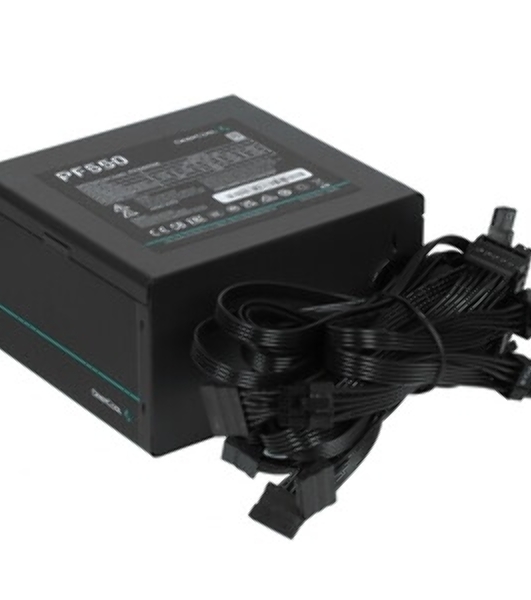 Блок питания Deepcool GAMERSTORM PF550X (ATX 2.52, 550W, PWM 120mm fan, Active PFC+DC to DC, 80+ BRONZE) RET