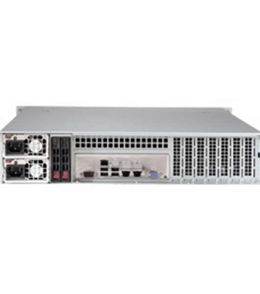 Корпус Supermicro CSE-826BAC4-R920LPB, 2U, 8 x SAS3 & 4 x hybrid NVMe 3.5 bays