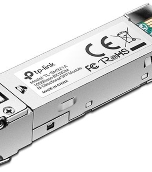 Модуль SFP TP-Link 1000Base-BX WDM Bi-Directional SFP module, TX: 1550 nm and RX: 1310 nm, 1 LC Simplex port, up to 2 km transmission distance in 9/125 μm SMF (Single-Mode Fiber), Supports Digital Diagnostic Monitoring (DDM).