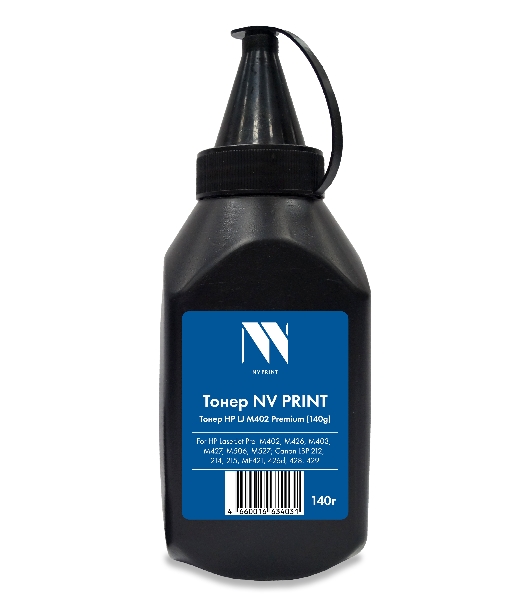 Тонер NVPrint HP M402 (140 г) (CF226A/X, CF228A/X,CF287A/X) для HP LaserJet Pro M402, M426, M403, M427, M506, M527; Canon LBP 212, 214, 215, MF421, 426d, 428, 429 Premium