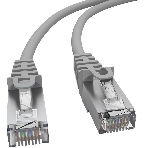 Патч-корд NTSS NTSS-PC-FTP-RJ45-5e-3.0-LSZH-GY NTSS-PC-FTP-RJ45-5E-3.0-LSZH FTP RJ-45 вил.-вилка RJ-45 cat.5e 3м серый LSZH (уп.:1шт) 26AWG, фото2