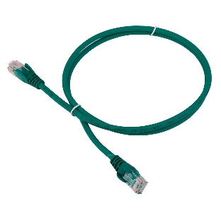 Патч-корд LANMASTER LSZH UTP cat.5e, 2.0 м, зеленый