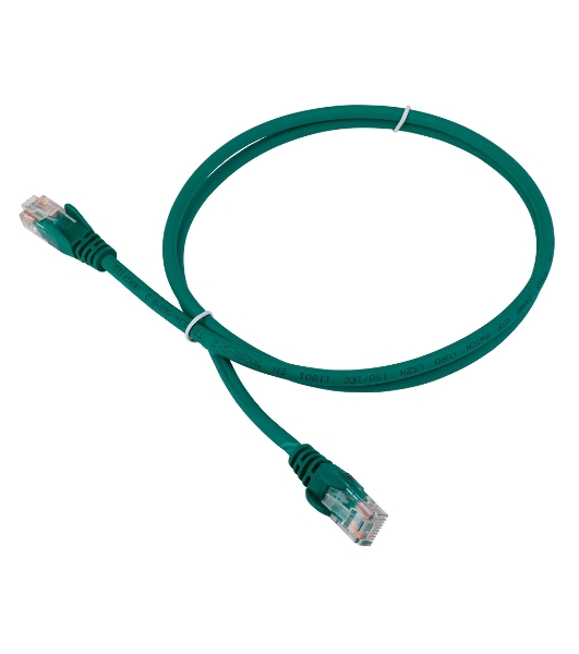 Патч-корд LANMASTER LSZH UTP cat.5e, 2.0 м, зеленый