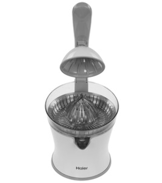 Соковыжималка Haier HJ-700 белый, цитрусовая, 100 Вт, 700 мл, механическое