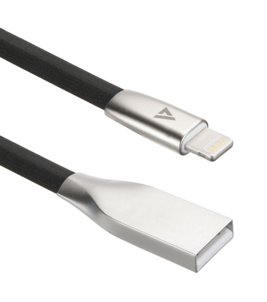Кабель USB ACD-Infinity Lightning - USB-A TPE, 1.2м, черный
