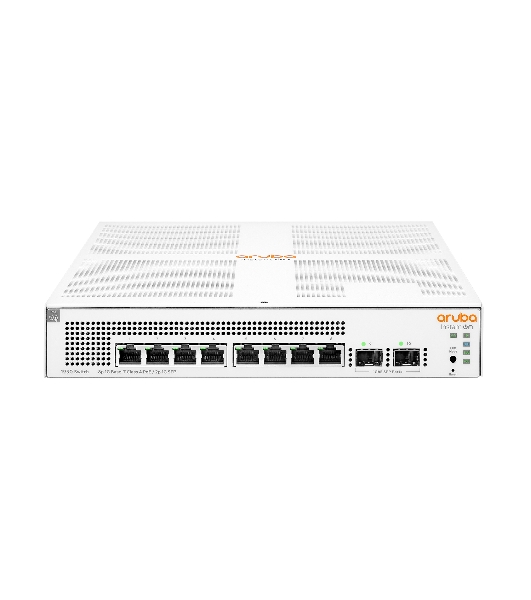 Коммутатор HPE Aruba IOn 1930 8G 2SFP 124W, 8×1 Гбит/с PoE+ + 2×1 Гбит/с SFP, настраиваемый