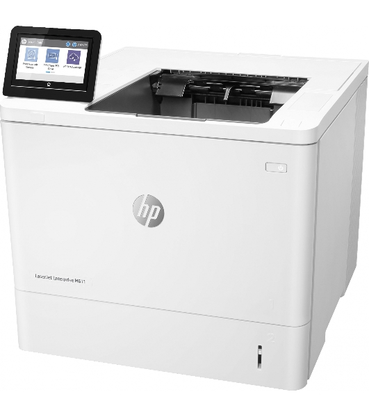 Принтер лазерный HP LaserJet Enterprise M611dn (7PS84A), A4, ч/б, печ. до 61 стр/мин., 1200 x 1200 dpi, USB, RJ-45