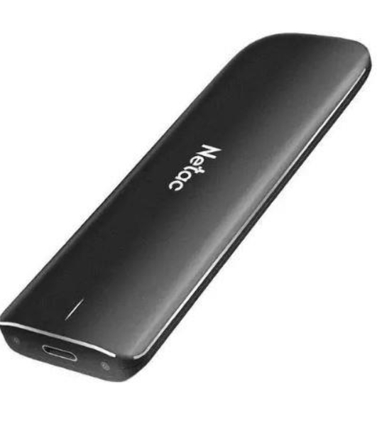 Внешний SSD Netac ZX, 500 Gb, USB 3.2 Gen 2 Type-C, R/W 1050/950, черный