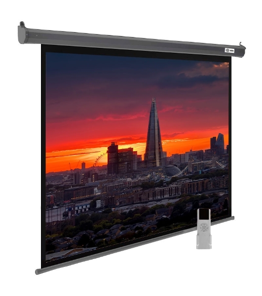 Экран Cactus 150x240см SIlverMotoExpert CS-PSSME-240X150-DG 16:10 настенно-потолочный рулонный темно-серый (моторизованный привод)