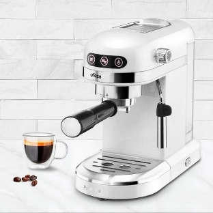 Кофеварка рожковая Ufesa PALERMO WHITE белый, исп. кофе - молотый, 1.5 л, 1350 Вт, 20 бар