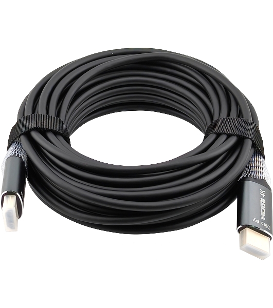 Кабель аудио-видео Cactus CS-HDMI-AOC-2-10 HDMI (m)/HDMI (m) 10м. позолоч.конт. черный