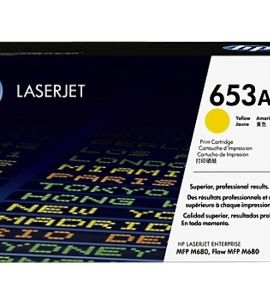 Тонер Картридж HP 653A CF322A желтый для HP MFP M680 (16000 стр.)
