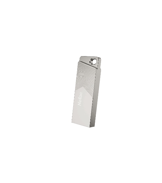 Флешка USB Netac UM1 (NT03UM1N-032G-32PN), 32Gb, USB 3.2, R/W 150/45, серебристый