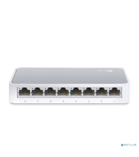 Коммутатор TP-Link SOHO TL-SF1008D Коммутатор 8-port 10/100M mini Desktop Switch, 8 10/100M RJ45 ports, Plastic case