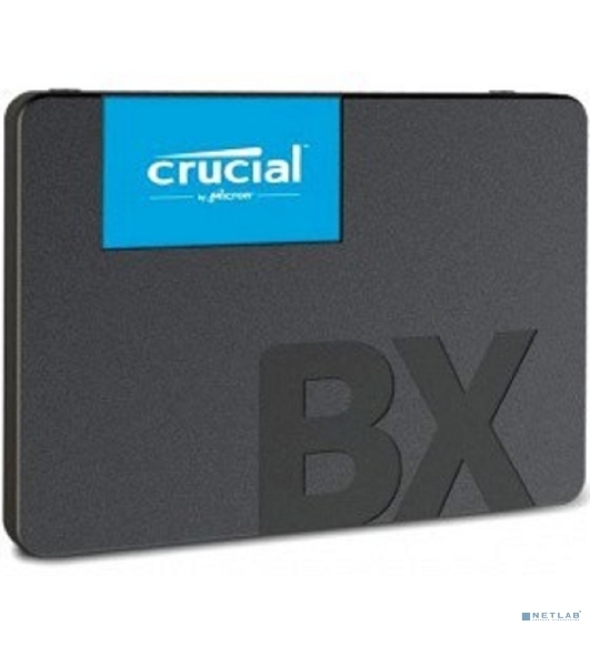 Накопитель SSD Crucial BX500, 2Tb, SATA III, 2.5', R/W 540/500