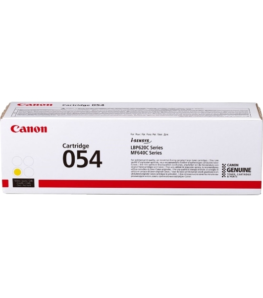 Картридж лазерный Canon 054 Y (3021C002) желтый (1200 стр.) для Canon i-SENSYS серий MF640, LBP620.