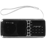Радиоприемник портативный Сигнал РП-226BT черный/серебристый USB microSD, фото7