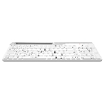 Клавиатура беспроводная A4Tech Fstyler FBK25, USB, Bluetooth/Радиоканал, белый/серый, фото22