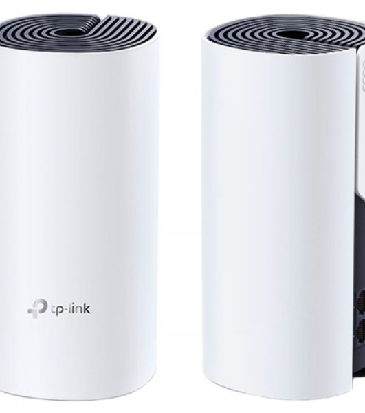 Бесшовный Mesh роутер TP-Link DECO P9 (2-PACK) AC1200 10/100/1000BASE-TX белый (упак.:2шт)