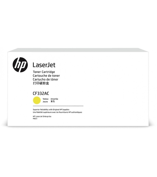 Картридж лазерный контрактный HP 654A Ylw Contract LJ Toner Cartridge