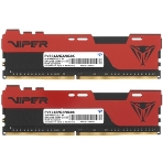 Оперативная память Patriot Viper Elite II, DDR4, 32GB (2x16 GB), 3200 MHz, CL18, DIMM, радиатор, красный, черный, фото44