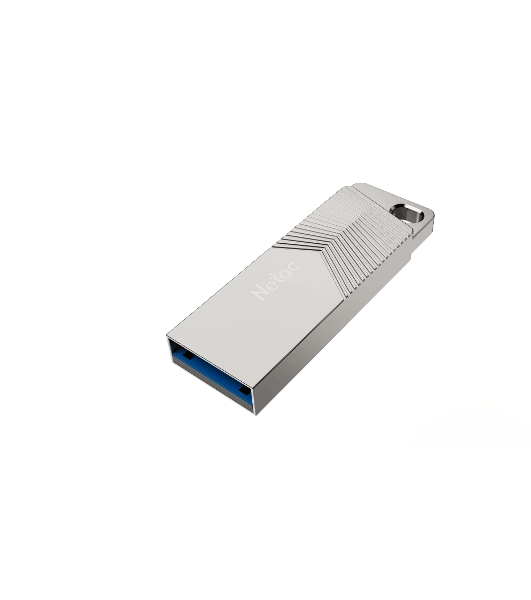 Флешка USB Netac UM1 (NT03UM1N-016G-32PN), 16Gb, USB 3.2, R/W 150/45, серебристый