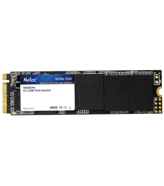 Накопитель SSD Netac N930E Pro, 1Tb, PCIe 3.0 x4, M.2 2280, NVMe, R/W 2130/1720