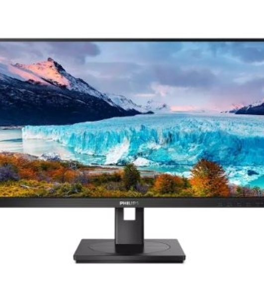 Монитор 23.8' PHILIPS 243S1/00 Black с поворотом экрана (IPS, 1920x1080, 75Hz, 4 ms, 178°/178°, 250 cd/m, 50M:1
