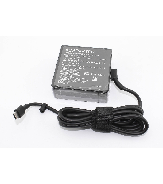 Блок питания (сетевой адаптер) для ноутбуков Asus 5V, 9V, 15V 3A, 20V, 5A (Type-C) 100W OEM