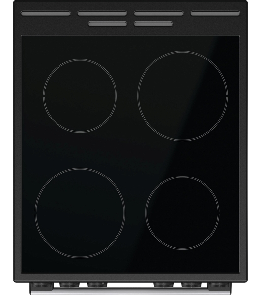 Плита электрическая Gorenje GEC5C41SG серый, конфорок 4 электрических, духовка 70 л, 50 см x 85 см x 59.4 см (без крышки)