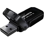 Флешка USB ADATA UV240 (AUV240-64G-RBK), 64Gb, USB 2.0, R/W 15/5, черный, фото3