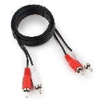 Кабель аудио Cablexpert CCA-2R2R-1.8M-N, 2xRCA/2xRCA, 1.8м, черный, пакет, фото4