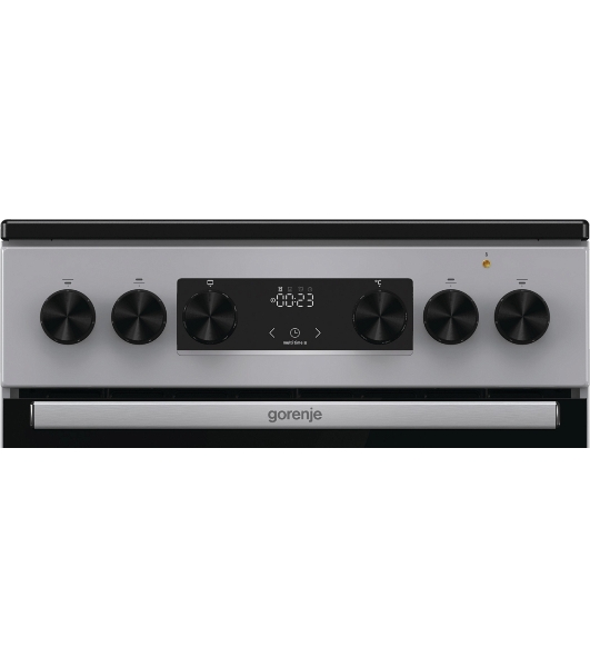 Плита электрическая Gorenje GEC5C41SG серый, конфорок 4 электрических, духовка 70 л, 50 см x 85 см x 59.4 см (без крышки)
