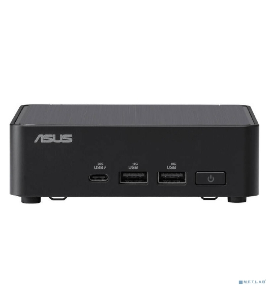 Платформа системного блока Nettop ASUS NUC Model: NUC14RVK, Intel Core 3 Processor 100U, 2xDDR5-5600 SO-DIMM supp, Intel Graphics, Wi-Fi 6E AX211, BT v5.3, 3xUSB 3.2 Gen2, 1xUSB 2.0, 1xUSB 3.2 Gen2 Type-C + 2xT-bolt 4 Type-C w/DP 1.4, 2xHDMI 2.1, 1xRJ45 LAN, 1xDC-in, Intel Ethernet Controller I226-LM, 2.5G, Support: 128Gb~4TB M.2 2280 NVMe PCIe 4.0 x 4 SSD+128Gb~2TB M.2 2242 NVMe PCIe 4.0 x 4 SSD, 19VDC, 4.74A, 90W Power Adapter, W/O OS, With ASUS LOGO, черный