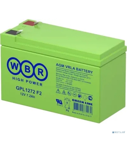 Батарея WBR GPL 1272 (12V 7.2Ah)